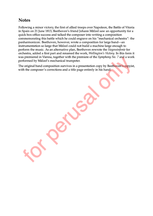 Beethoven, Siegessinfonie