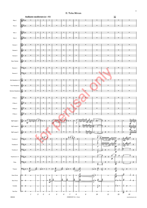 DW_symphonyII-score-WM-11 Whitwell, Symphony Nr. 2, "Sinfonia da Requiem"
