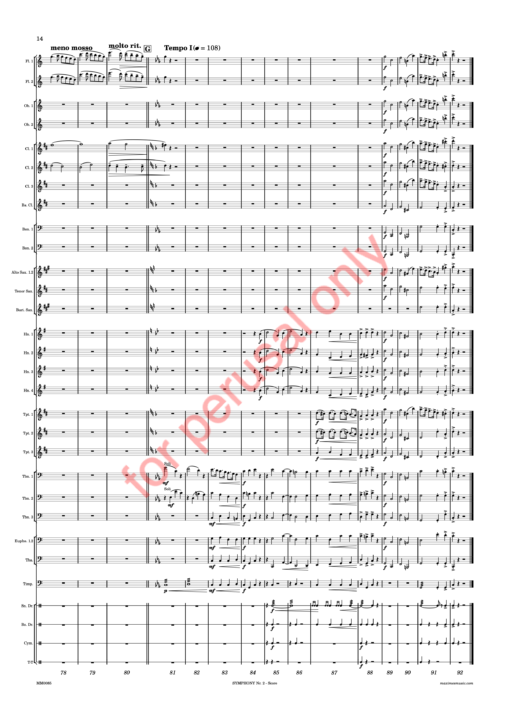 DW_symphonyII-score-WM-18 Whitwell, Symphony Nr. 2, "Sinfonia da Requiem"