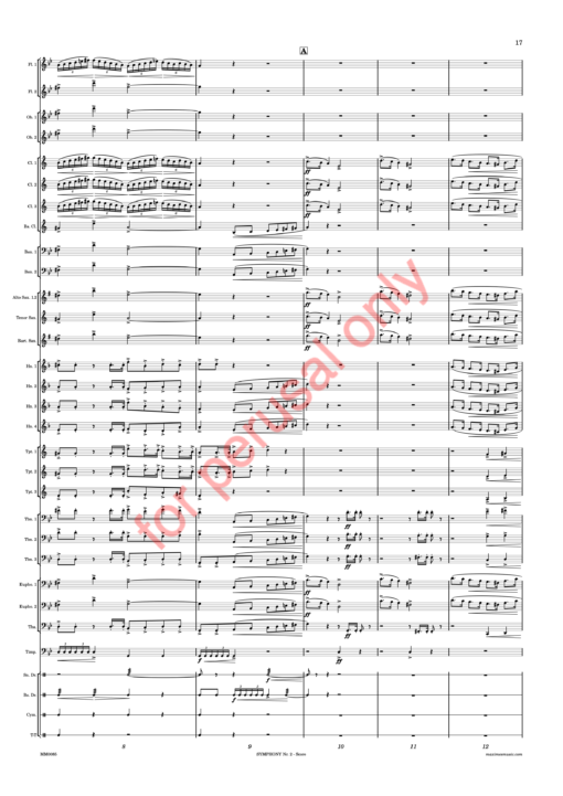 DW_symphonyII-score-WM-21 Whitwell, Symphony Nr. 2, "Sinfonia da Requiem"