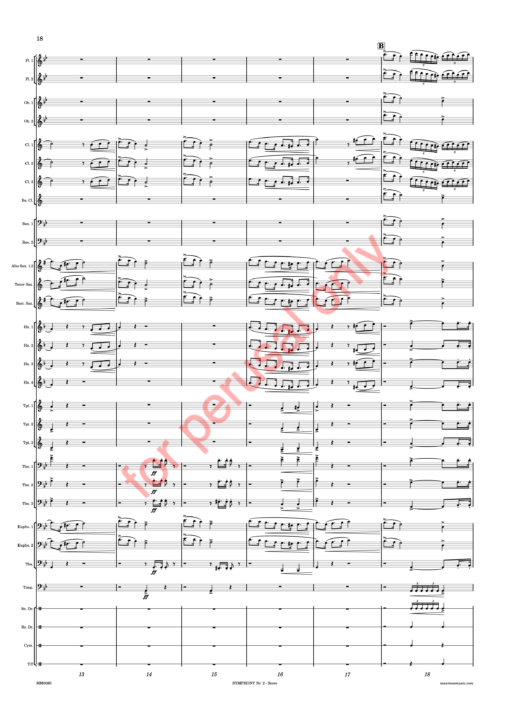 DW_symphonyII-score-WM-22 Whitwell, Symphony Nr. 2, "Sinfonia da Requiem"