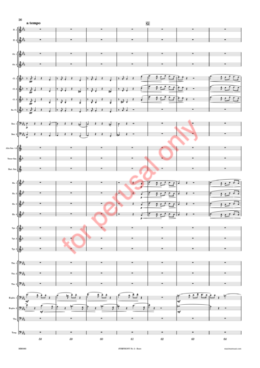 DW_symphonyII-score-WM-30 Whitwell, Symphony Nr. 2, "Sinfonia da Requiem"