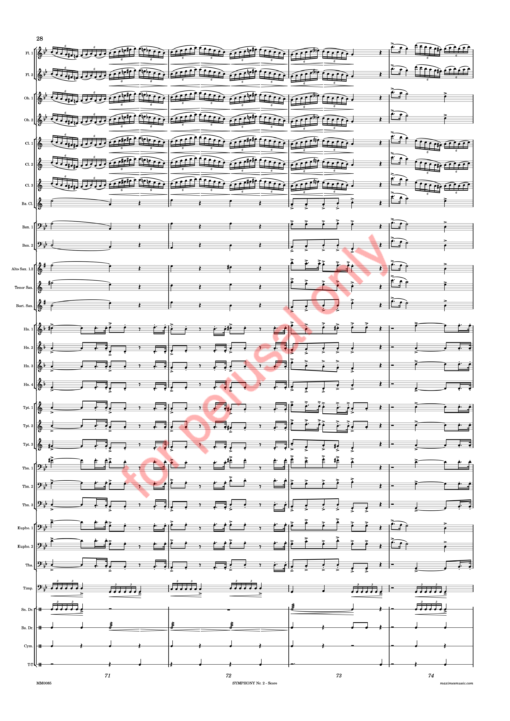 DW_symphonyII-score-WM-32 Whitwell, Symphony Nr. 2, "Sinfonia da Requiem"