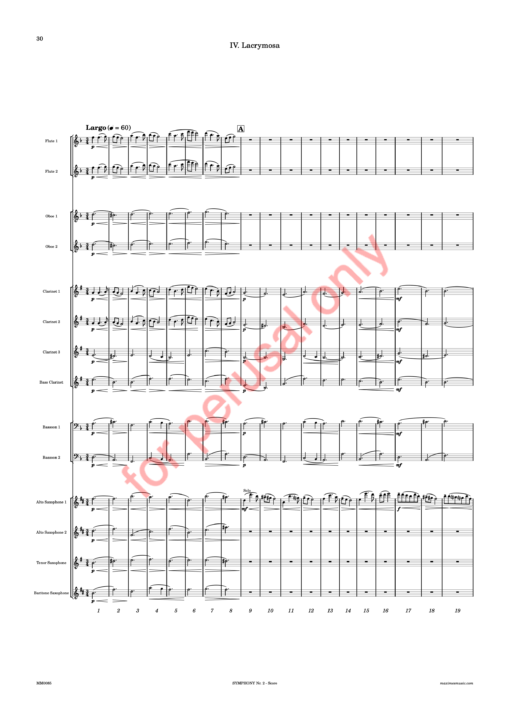 DW_symphonyII-score-WM-34 Whitwell, Symphony Nr. 2, "Sinfonia da Requiem"