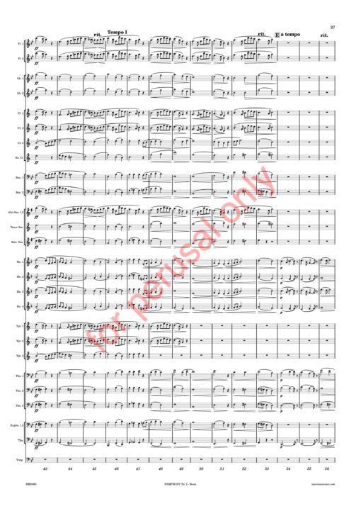 DW_symphonyII-score-WM-41 Whitwell, Symphony Nr. 2, "Sinfonia da Requiem"