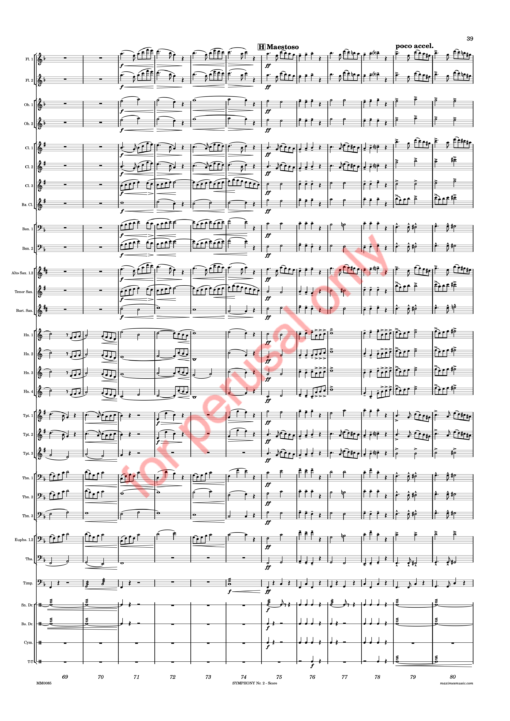 DW_symphonyII-score-WM-43 Whitwell, Symphony Nr. 2, "Sinfonia da Requiem"