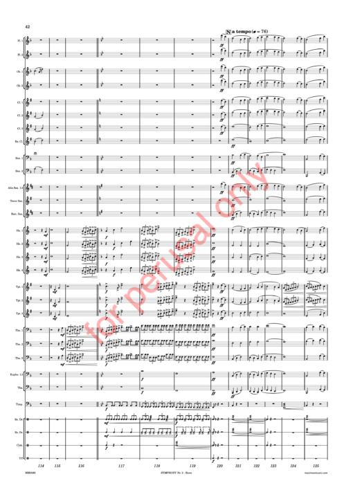 DW_symphonyII-score-WM-46 Whitwell, Symphony Nr. 2, "Sinfonia da Requiem"