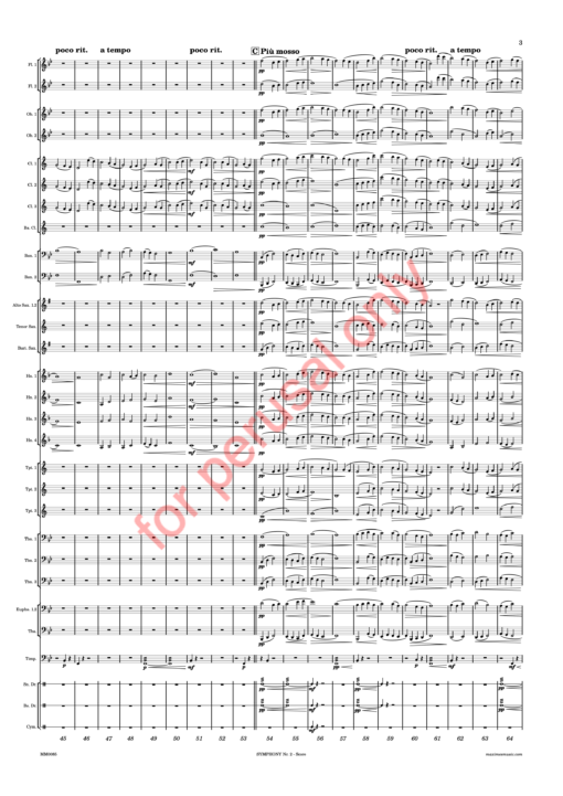 DW_symphonyII-score-WM-7 Whitwell, Symphony Nr. 2, "Sinfonia da Requiem"