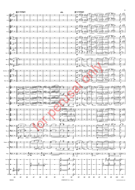 DW_symphonyII-score-WM-9 Whitwell, Symphony Nr. 2, "Sinfonia da Requiem"