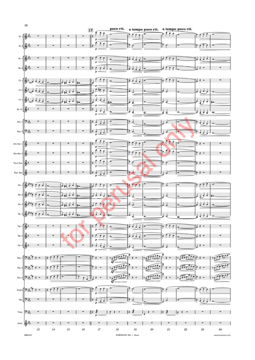 DW_Symphony I Score - WM-20 Whitwell, Symphony Nr. 1, "The Viennese Legacy"