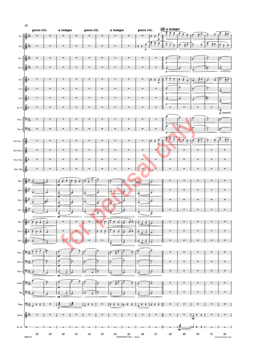 DW_Symphony I Score - WM-22 Whitwell, Symphony Nr. 1, "The Viennese Legacy"