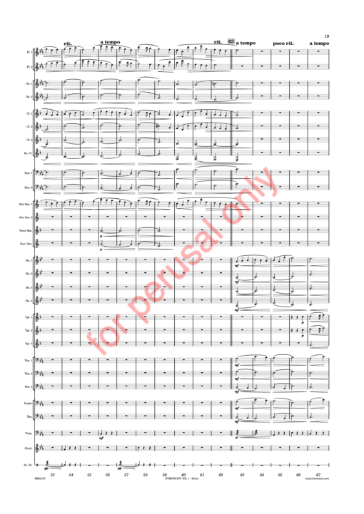 DW_Symphony I Score - WM-23 Whitwell, Symphony Nr. 1, "The Viennese Legacy"