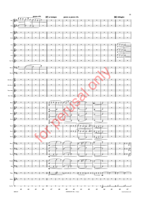 DW_Symphony I Score - WM-25 Whitwell, Symphony Nr. 1, "The Viennese Legacy"