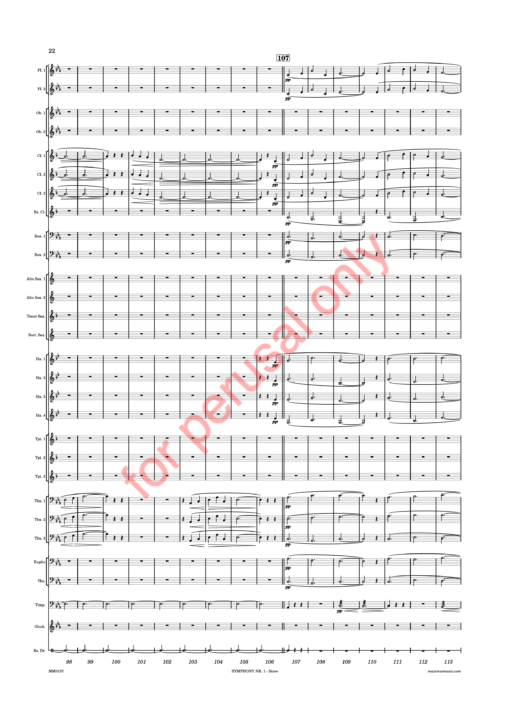 DW_Symphony I Score - WM-26 Whitwell, Symphony Nr. 1, "The Viennese Legacy"