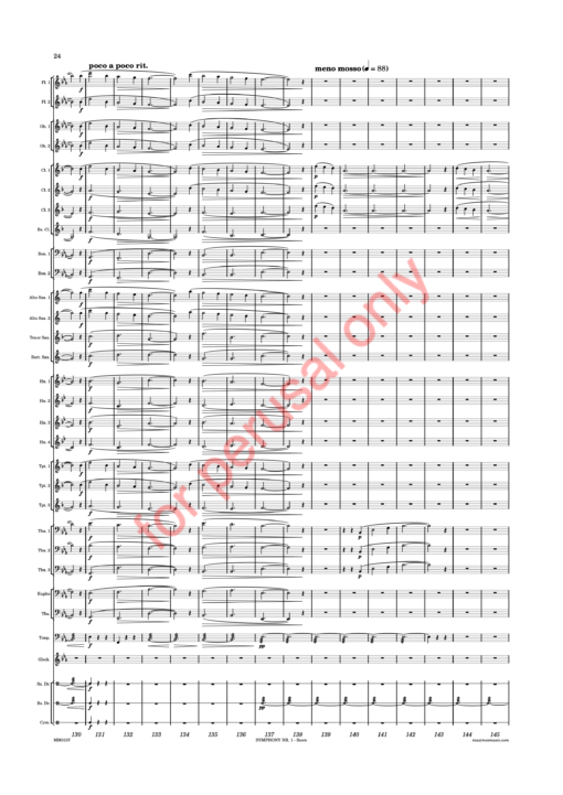 DW_Symphony I Score - WM-28 Whitwell, Symphony Nr. 1, "The Viennese Legacy"