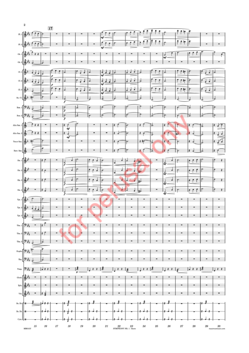 DW_Symphony I Score - WM-6 Whitwell, Symphony Nr. 1, "The Viennese Legacy"