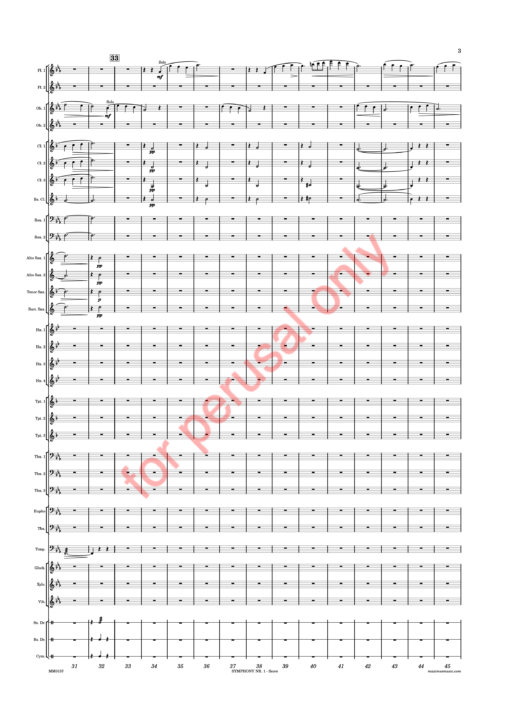 DW_Symphony I Score - WM-7 Whitwell, Symphony Nr. 1, "The Viennese Legacy"