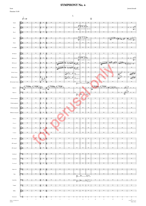 JS_Symphony No 4 - score WM-3 Sorcsek, Symphony No. 4