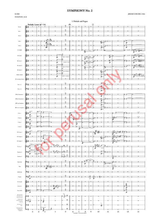 Sorcsek, Symphony No. 2