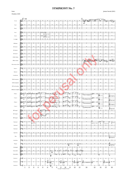 Sorcsek, Symphony No. 7
